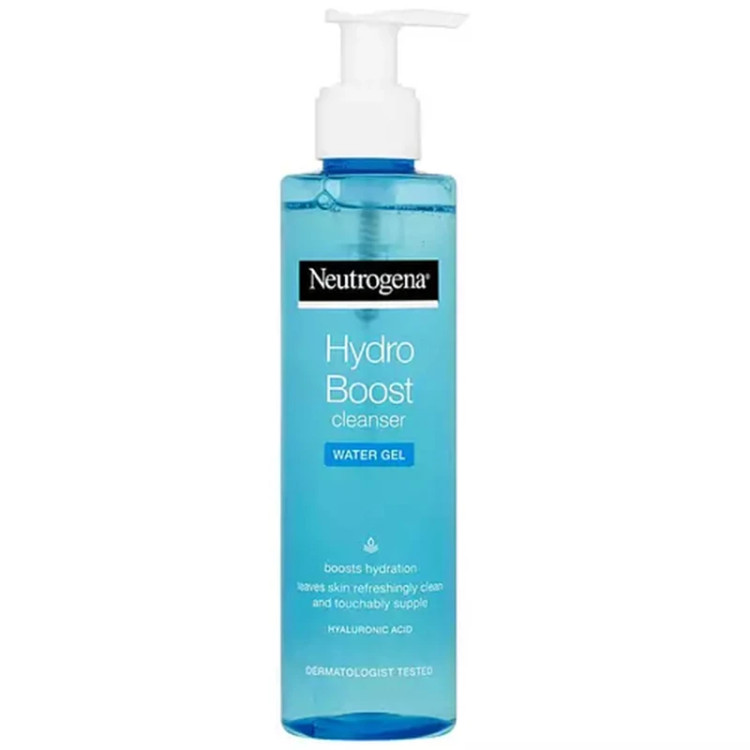 ژل شستشو صورت نوتروژینا مدل hydro boost حجم 200 میلی لیتر مناسب انواع پوست