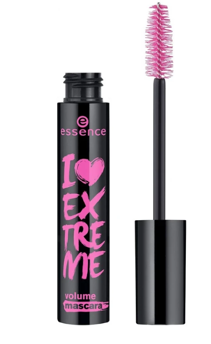 ریمل حجم‌دهنده مشکی اسنس مدل I Love Extreme Volume حجم 4.7 میلی‌لیتر با فرچه نرم و قابلیت افزایش چشمگیر حجم مژه‌ها