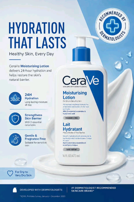 کرم مرطوب کننده سراوی CeraVe مناسب انواع پوست
