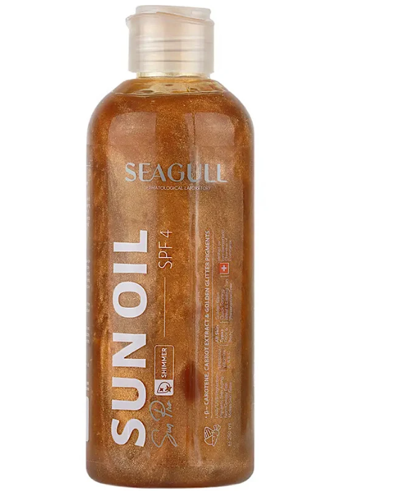 روغن برنزه کننده سی گل مدل Shine با SPF4 حجم 250 میلی لیتر